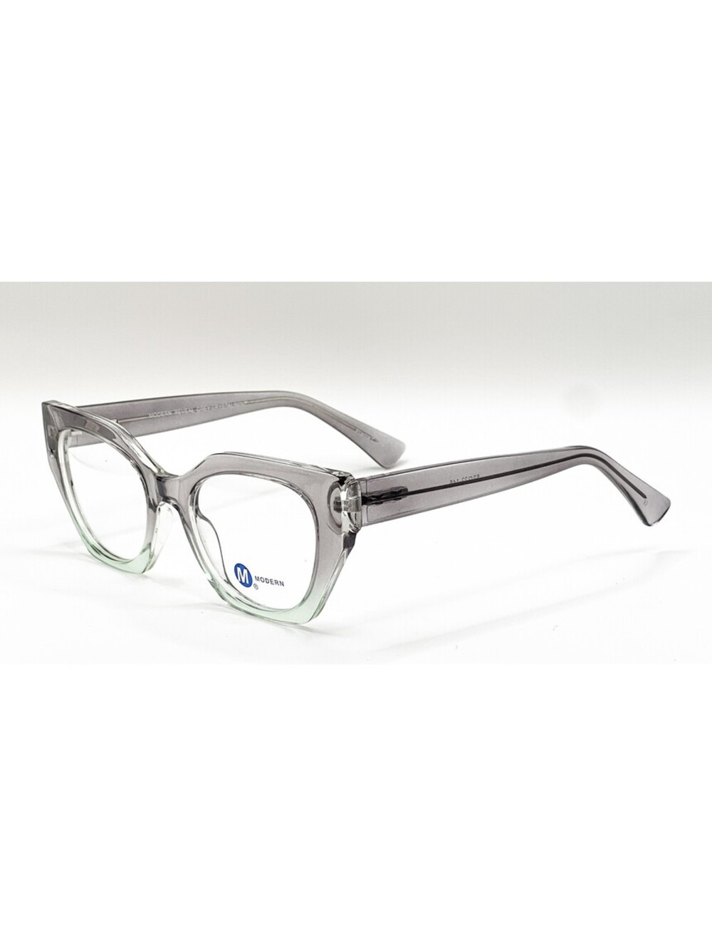Modern Reveal Grey Crystal Mint Cat Eye Authentic Eyeglass Frames 52-22-145